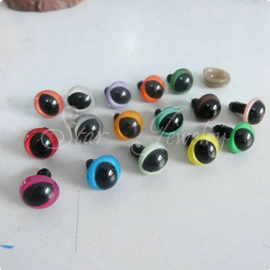 16mm - 24 Colours Cat /Dragon Safety Eyes - Sold in lots of 1,2 or 3 Pairs !