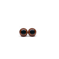 10mm - 24mm BROWN High Quality coloured Teddy Bear Safety Eyes  SOLD IN PACKS OF 2 PAIRS! - 10mm - 12mm - 15mm - 18mm - 24mm