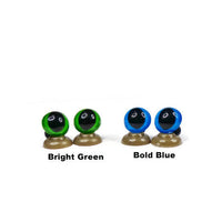 12mm Cat / Dragon Eyes -   25 Colours Available! - Bright Green - Bold Blue