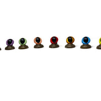 10mm -  Cat Safety Eyes - 20 Colours Available Sold in lots of 2 PAIRS! - Bright Orange - Hot Pink - Dark Mint - Pale Mint - Bright Green - Teal - Brown - LadyBug Red - Copper - Silver - Gold - Peach - Bold Blue - Lavender - Sunflower Yellow - Fluro Yellow - Dark Green - Yellow - Zombie White - Raspberry - Pink - Royal Blue - Bronze