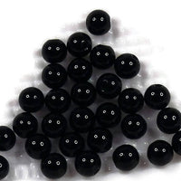 Bead Eyes - Shiny Black   2mm -12mm - 2mm - 3mm - 4mm - 5mm - 6mm - 8mm - 10mm - 12mm