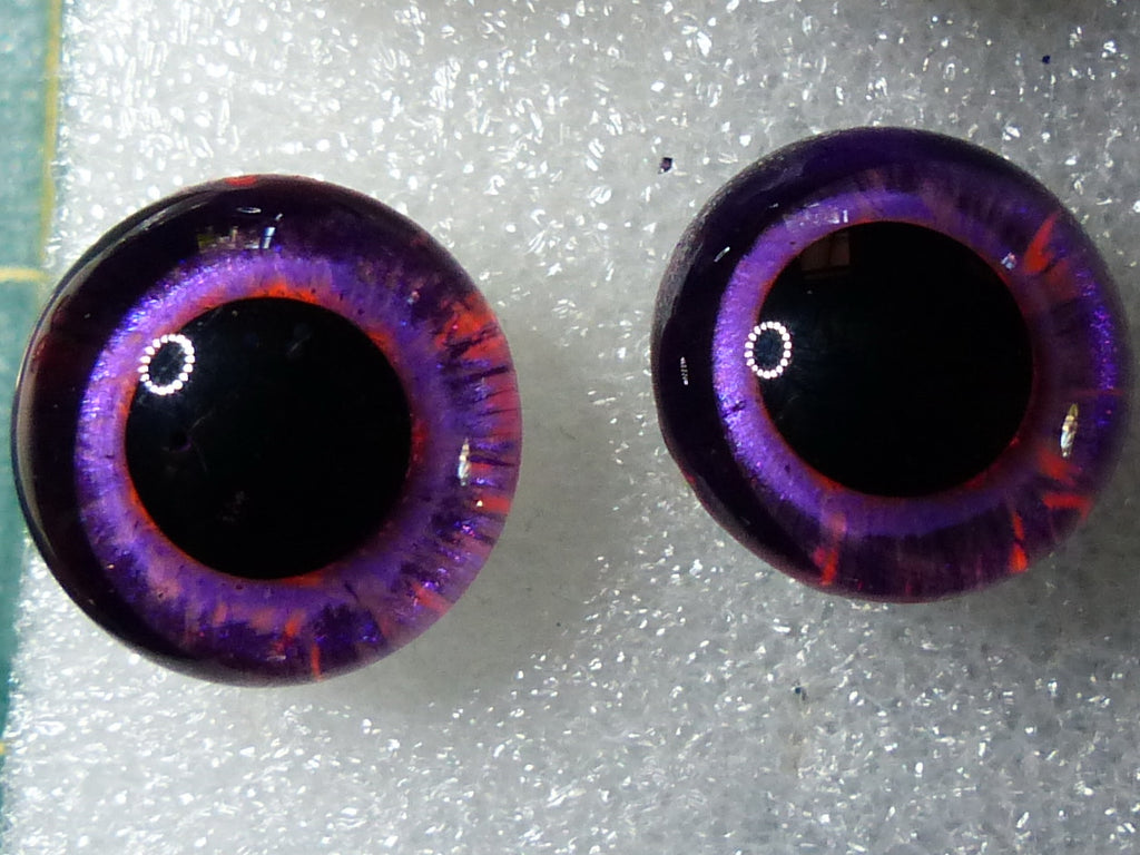 Hand Painted Eyes-Purple