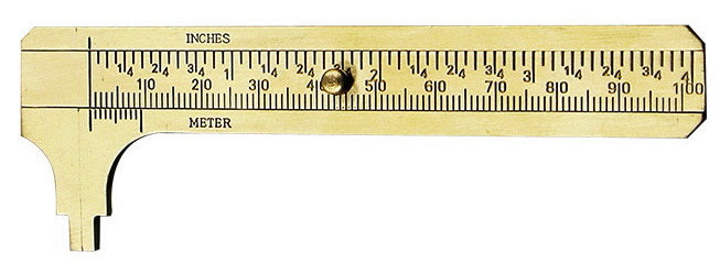 Brass Mini Caliper  100mm or 4