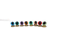 18mm - 18 Colours Cat Eyes,High quality SOLD IN LOTS OF 2 PAIRS!
