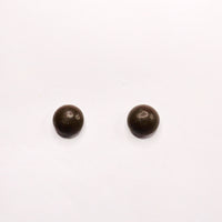 10mm Antique Boot Button EYES or NOSE,Teddy Bear Boot Button Eyes,Dark Brown,Chocolate,Black,Boot Button eyes, made by Delong (USA)