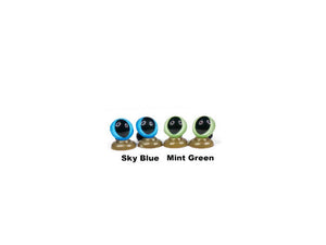 12mm Cat / Dragon Eyes -   25 Colours Available! - Sky Blue - Pale Mint Green