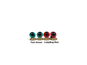 12mm Cat / Dragon Eyes -   25 Colours Available! - Teal Green - Ladybug Red