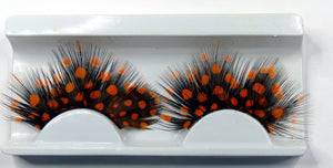 Bold Feather Eyelashes      8 Gorgeous Colours        Uses: Teddy Bear, Amigurumi,Crochet,Plushies - Orange