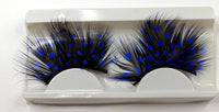 Bold Feather Eyelashes      8 Gorgeous Colours        Uses: Teddy Bear, Amigurumi,Crochet,Plushies - Peacock Blue - Blue
