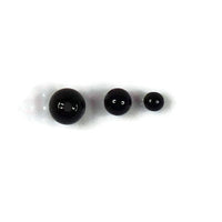 Bead Eyes - Shiny Black   2mm -12mm