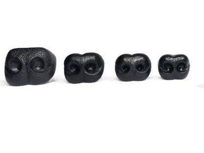Teddy Bear Nose Black - SOLD IN 5 PACKS! - 10mm - 12mm - 15mm - 18mm - 20mm - 23mm - 25mm - 30mm