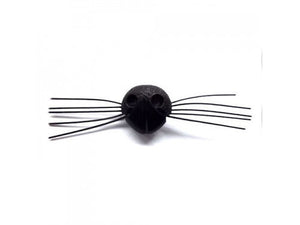22mm Cat Nose with Whiskers  Sold in packs of 2!