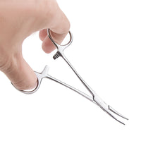 Miniature Straight and Curved Forceps / Hemostat use for inserting Teddy Bear Eyes/noses, for help with stuffing miniatures
